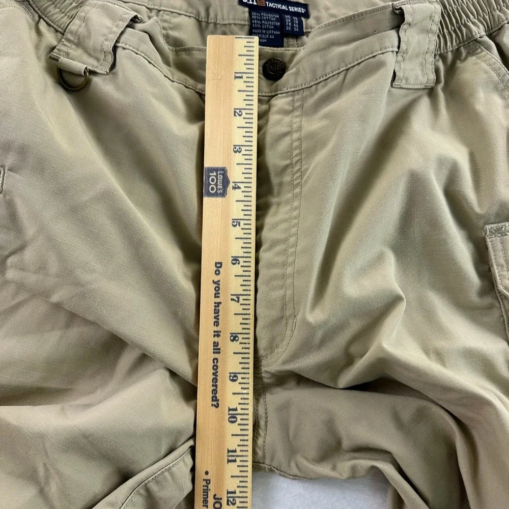 5.11 Tactical Taclite Pro Mens 38 Khaki Tan Ripstop Cargo Shorts Utility Hiking